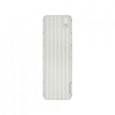 Матрац надувний одинарний Naturehike CNK2450WS034, 95 мм, із мішком для надування, білий