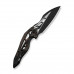 Ніж складаний туристичний Weknife Arrakis (8.8 см) Vanax / Titanium чорний з бронзою