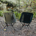 Стілець складаний ультралегкий Naturehike CNK2550JJ013 Yamami YL01, розмір М, алюміній, чорний