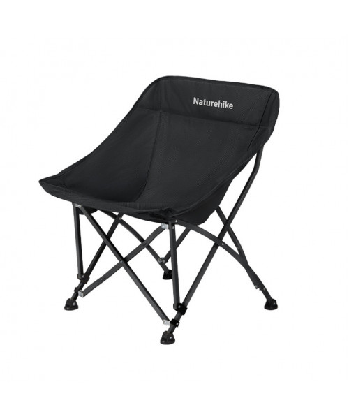 Стілець складаний Naturehike Stellaluna T04 CNK2550JJ022, вуглецева сталь, чорний