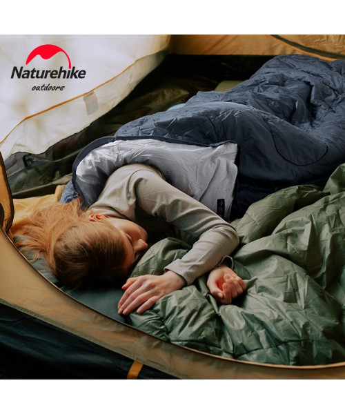 Спальний мішок Naturehike Y150L NH21MSD08, лівий, сіро-блакитний Спальний мішок Naturehike Y150L NH21MSD08, лівий, сіро-блакитний