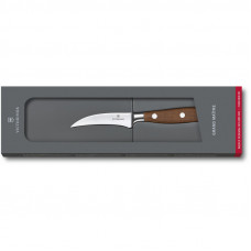 Кухонный нож Victorinox Grand Maitre Wood Shaping 8см изогн. с дерев. ручкой (GB)