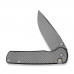 Ніж складаний туристичний Civivi Iron Tide (8.2 см) 14C28N / Aluminum сірий