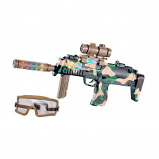 Автомат світло-звуковий ZIPP Toys HK MP7 у наборі з окулярами ц:камуфляж,коричневий