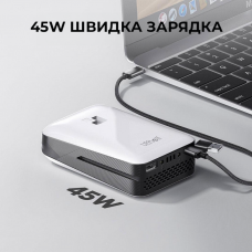 УМБ Litheli Power Bank 20000 mAh, 45 W, 4А, Fast Charge (U20BY03-0A000)