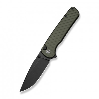Ніж складаний туристичний Civivi Iron Tide (8.2 см) 14C28N / Aluminum зелений