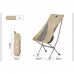 Стілець складаний Naturehike Stellaluna L04 CNK2450JJ015, розмір M, алюміній, чорний