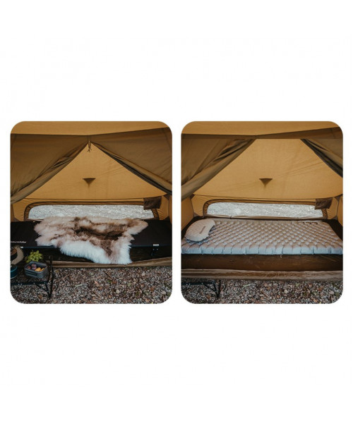 Намет одномісний із тентом Naturehike CNK2450WS026, коричневий