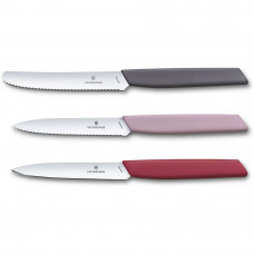 Набір кухонний Swiss Modern Paring Set 3шт з кольоровими ручками (3 ножа) в подар. упак. (Lim.Ed. 2022)