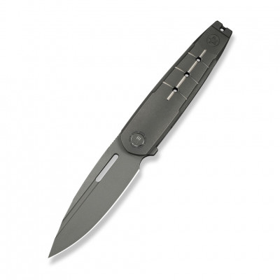 Ніж складаний туристичний Weknife Hull (9.9 см) Bohler M390 / Titanium сірий