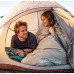 Спальник з капюшоном Naturehike M180 NH20MSD02, лівий, сірий