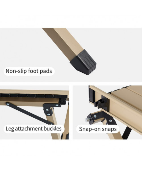 Складаний стіл Naturehike Star Jane T01 CNK2550JJ018, 119х60 см, вуглецева сталь, бежевий Складаний стіл Naturehike Star Jane T01 CNK2550JJ018, 119х60 см, вуглецева сталь, бежевий