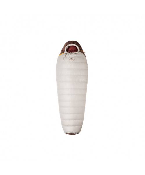 Спальник з натуральним пухом Naturehike Snowbird CNK2550WS014, p-р M, коричневий 400 г