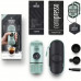Портативна еспресо-кавоварка Wacaco Nanopresso блакитна з чохлом