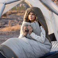 Спальник Naturehike Pro MG270 CNK2550WS044, p-p L, зелений
