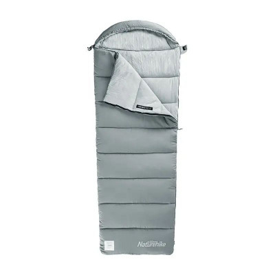 Спальник з капюшоном Naturehike M180 NH20MSD02, правий, сірий