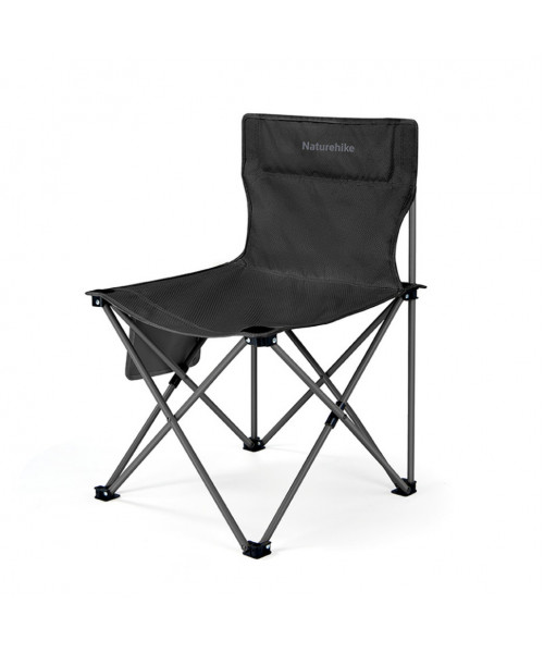 Крісло складане Naturehike Shan Lan T01 CNK2550JJ025, сталь, чорний