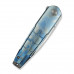 Ніж складаний туристичний Weknife Hull (9.9 см) Bohler M390 / Titanium синій