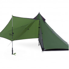 Намет надлегкий із гострою верхівкою Naturehike NH17T030-L, темний зелений