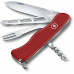 Складной нож Victorinox CHEESE MASTER 111мм/8функ/крас.мат /волн/lock/штоп/вилка