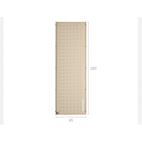 Самонадувний килимок Naturehike CNK2550WS025, 60мм, бежевий Самонадувний килимок Naturehike CNK2550WS025, 60мм, бежевий
