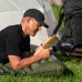 Матрац подвійний Naturehike CNK2550WS019, 65 мм, із мішком для надування, синій