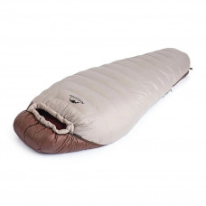 Спальник з натуральним пухом Naturehike Snowbird NH20YD001, p-р M, коричневий 350 г