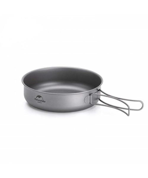 Сковорідка титанова з розкладною ручкою 17 см Naturehike NH18T010-A