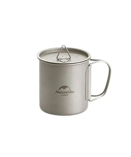 Кружка титанова з ручкою 450 мл Naturehike NH20CJ005