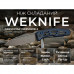 Ніж складаний туристичний Weknife Dressytak (8.6 см) Bohler M390 / Titanium синій