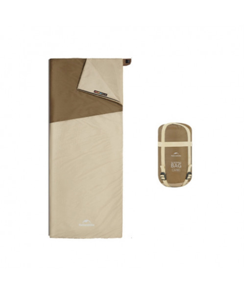 Спальний мішок Naturehike LW180 CNK2550WS026 Sunny Day PL01, (14°C) XL коричневий