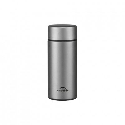 Термос Naturehike CNK2550CF017, титан, 0.2 л, сірий