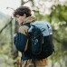 Стілець складаний ультралегкий Naturehike CNK2550JJ013 Yamami YL01, розмір М, алюміній, чорний