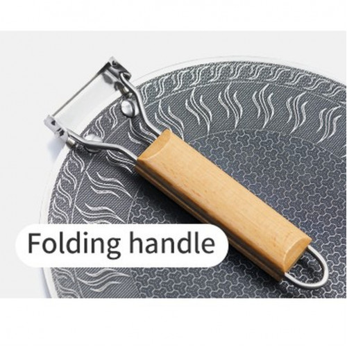 Сковорода з нержавіючої сталі зі складаною ручкою Naturehike CNK2550CF011, 29,5 х 29,5 см Сковорода з нержавіючої сталі зі складаною ручкою Naturehike CNK2550CF011, 29,5 х 29,5 см