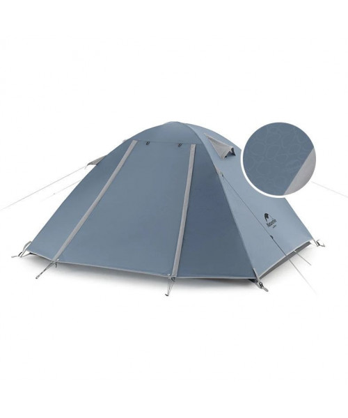 Намет двомісний Naturehike P-Series NH18Z022-P, 210T/65D, темно-синій