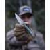 Ніж фіксований кишеньковий Civivi High Grass Field Knife (7,4 см) 14C28N / Micarta зелений з чохлом