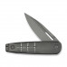 Ніж складаний туристичний Weknife Hull (9.9 см) Bohler M390 / Titanium сірий