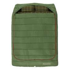 Спальний мішок двомісний із подушками Naturehike CNK2350WS019, зелений