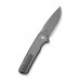 Ніж складаний туристичний Civivi Iron Tide (8.2 см) 14C28N / Aluminum сірий