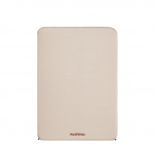 Матрац туристичний самонадувний двомісний Naturehike NH20DZ002, 196x130x6 см, бежевий