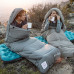 Спальний мішок з капюшоном із звичайним мішком для зберігання Naturehike M300 CNK2350WS023, сірий, лівий
