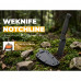 Ніж фіксований туристичний Weknife Notchline, (8.7 см) CPM S35VN /Carbon Fiber мідний з чохлом