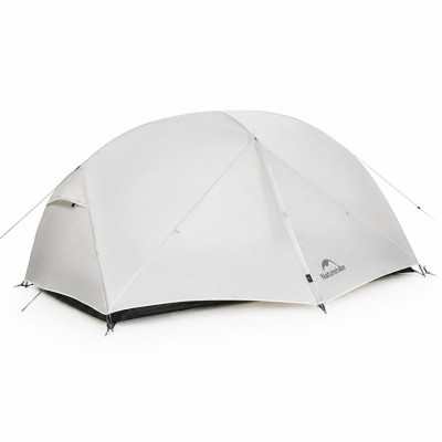 Намет надлегкий двомісний з футпринтом Naturehike Mongar CNK2550WS037, 20D, сiрий