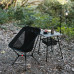 Стілець складаний ультралегкий Naturehike CNK2550JJ013 Yamami YL01, розмір М, алюміній, чорний