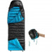 Спальник з натуральним пухом Naturehike CW400 NH18C400-D, p-р L, чорно-блакитний