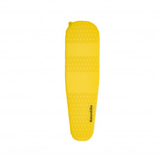 Матрац туристичний надувний одномісний Naturehike CNK2550WS033, 183x53x3.5 см, жовтий, овальний