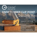 Ніж складаний кишеньковий Civivi Yonder Clip Point (7.3 см) 14C28N / Wood and Brass натуральний