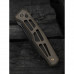 Ніж складаний туристичний Weknife Dressytak (8.6 см) Bohler M390 / Titanium бронзовий