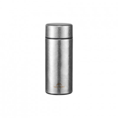 Термос Naturehike CNK2550CF017, титан, 0.2 л, світло-сірий