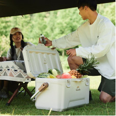 Туристичний холодильник Naturehike CNH22CJ10001, 45 л, бежевий